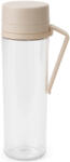 Brabantia Make & Take Water Bottle kulacs gyümölcsszűrővel, akasztós füllel, 0, 5L, műanyag, világos bézs