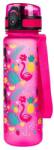 Baagl tritán kulacs 500 ml-es - Pink Flamingos (A-34097) - iskolataskawebshop