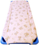  Ovis töltött gumifüles lepedő 55x130 cm / Púder Rózsaszín Maci felhő mintás