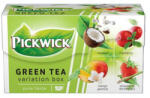 Pickwick Zöld tea, 20x1, 5 g, PICKWICK "Zöld tea Gyümölcsös Variációk", kókusz, vörösáfonya, eper-citromfű, mangó-jázmin (KHK461H)