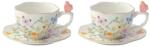 Easy Life Porcelán kávéscsésze szett 120ml Dancing Butterflies