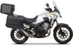 Shad Set complet de cutii de aluminiu SHAD TERRA NEGRU, 48L cutie centrala si 36L 36L cutii laterale, incluzand kit de montaj si placa SHAD HONDA CB 500 X (261832)