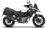Shad Set complet de cutii de aluminiu 47L 47L SHAD TERRA NEGRU, incluzand kit montaj SHAD SUZUKI DL 650 V-Strom (261783)