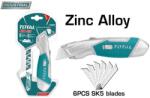 TOTAL Cutter industrial TOTAL 175 mm, lama 61x19 mm, corp din aliaj de zinc (TG5126101)