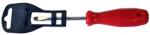 Strend Pro Surubelnita plata 1, 2x8x250 mm, maner plastic rosu, Strend Pro (225753) Surubelnita