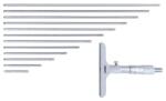 INSIZE Micrometru mecanic de adancime INSIZE 0-300mm, rezolutie 0, 01mm, talpa 101, 5mm, tija plata (3240-300)