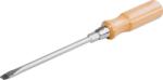  Surubelnita plata Format 6260-0100 din Cr-V, cu maner din lemn (2250603) Surubelnita