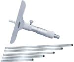 INSIZE Micrometru mecanic de adancime INSIZE 0-150mm, rezolutie 0, 01mm, talpa 101, 5mm, tija plata (3240-150)