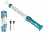 TOTAL Lampa portabila LED TOTAL 3.5W, reîncarcabila USB, baterie Li-Polimer (TWLI35261)
