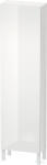 Duravit L-CUBE 176x50x24, 3 cm-es, fali, 1 ajtós kiegészítő bútor láb nélkül, balos, lakkozott fényes fehér LC1171L8585 (LC1171L8585)