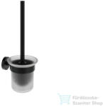 RAVAK Kona KN 410 WC-kefe tartóval, matt fekete X07P1311 (X07P1311)