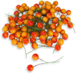  Beszúrós bogyó narancs 1cm 100/cs