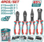 TOTAL Set clesti TOTAL 4 piese cu economisire 65% energie, Cr-V si acoperire teflon (THT2CK241S) Cleste
