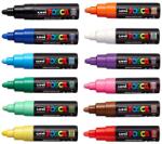 uni Marker cu vopsea, scriere 4.5 - 5.5 mm, uscare rapida, solubil Albastru (M1102)