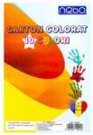 Nebo Carton color A4, 10 culori, 140 g/mp, set 10 coli/set (JOC30907)