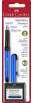 Faber-Castell Stilou scolar Faber-Castell, penita tip A, fereastra control cerneala, 6 cartuse cerneala incluse (FC149898)