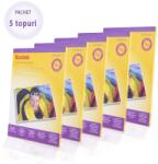 Kodak Pachet 5 topuri hartie foto Glossy Kodak, 230 g format A4, 100 coli (SETKOD230A4)