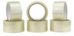  Banda adeziva solvent, scoth pentru ambalare, rola 48 mm x 60 m, transparent, set 6 buc (SLV48X60TRANSPARENT)