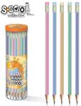 S-COOL Creion mina grafit HB, cu radiera rezistenta, corp triunghiular, S-COOL (JOC28163)