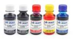 InkMate Cerneala pentru cartuse reincarcabile Canon in 5 culori, 2 flacoane negru 100 ml (PAK01)
