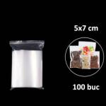 Albacom Punga cu fermoar tip Zip 50x70 mm, set 100 bucati (PACK5070)