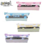 S-Cool Penar etui transparent, COLORS, cu fermoar, diverse modele (JOC33181) Penar