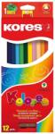 Kores Creioane colorate super soft, pigmentate, set 12 culori (KO93312)
