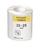Procart Etichete termice autoadezive, 35x25 mm, 800 bucati/rola (RTS35x25)