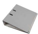 Procart Biblioraft Gri A4 cu Bordura Metalica - Cotor 7.5 cm, Rezistent pentru Arhivare (A442GREY)