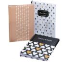  Album foto tip carte, 120 poze, 60 pagini, coperti cartonate, Golden Hearts (260709)