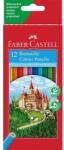 Faber-Castell Creioane colorate Faber-Castell, hexagonale, set 12 culori (FC120112)