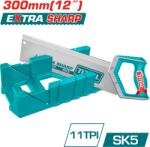 TOTAL Cutie de taiere în unghi TOTAL 300 mm cu fierastrau cu spate 12 (THTK591282) Fierastrau
