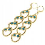 Xuping 4849 Arany színű, lógós nemesacél fülbevaló celebstílus