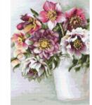 Coricamo Keresztszemes hímzés Nyomtatott vászon Színes hunyorok (K 10820)