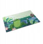 Wallmuralia Csúszásmentes kültéri lábtörlő trópusi béka mintával, nagy méretű, 150x100 cm (010650720030000088069)
