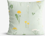 Goldea pamut párnahuzat - mező, zöld melanzs alapon 70 x 90 cm