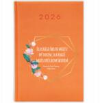 FunnyCase Naptár tervező 2026 Valaki Számára Te Lehetsz Az Egész Világ Narancssárga Minták (DLA KOGOŚ MOŻESZ BYĆ CAŁYM ŚWIATEM)