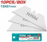 TOTAL Set lame cutter TOTAL 61x19 mm, 10 bucati, rezerva pentru cutter (THT519001)