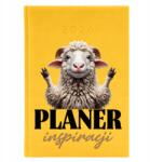 FunnyCase Könyvnaptár 2026 A5 Sárga Napi határidőnapló Inspriációs tervező Minták (Kalendarz Planer Inspriacji Żółty)