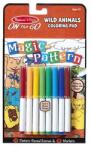 Melissa & Doug Carnet de colorat Modele magice Animale salbatice (MD30312) Carte de colorat