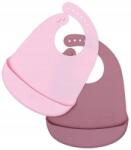 We Might Be Tiny Szilikon előke szett zsebbel We Might Be Tiny Dusty Rose (rózsaszín) (WMBT-CA-01)