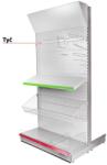 Strend Pro Bara metalica Racks H20 1250 mm pentru scule grele, tip L (2210944)