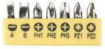 Strend Pro Set biti pentru surubelnita Strend Pro YF40515, 7 piese S2 (PLO, PH, PZ) (2250285) Surubelnita
