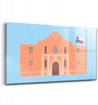 Wallfluent Kép a nappaliba: Alamo emlékmű Texasban, 140x70 cm (010010010100100075958)