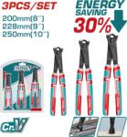 TOTAL Set 3 clesti pentru legat sarma TOTAL, parghie mare, Cr-V 8/9/10 (THT2RK231) Cleste