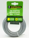 Gospodarul Profesionist Fir pentru motocoasa 2.7 mm cu insertie metalica, sectiune rotunda, 15 m (MC0043.11)