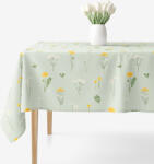 Goldea față de masă 100% bumbac - pajiște pe verde mélange 120 x 140 cm Fata de masa