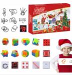  16KA Adventi Naptár Fém Puzzle 24 Gyerekeknek És Felnőtteknek (Uxxu317468)