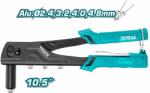 TOTAL Cleste de nituit TOTAL 10.5" pentru nituri 2.4-4.8 mm, din otel rezistent (THT32108S) Cleste