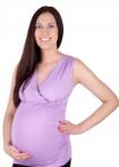  elegáns kismama és szoptatós felső M27 lila XXL